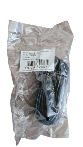 Western-Stecker 6/4 - 3m