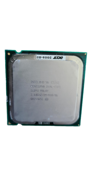 Intel Pentium Dual Core E5300 SLBU9U mit zugehörigem Lüfter