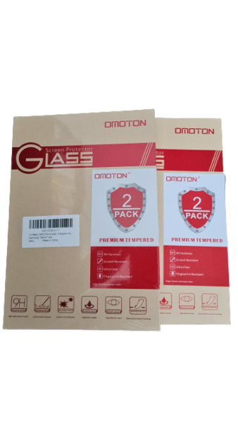 OMOTON [2 Stück] Schutzfolie für Samsung Galaxy Tab A7 Lite,8.7 Zoll, [9H Härte], [Anti-Kratzen], [Anti-Öl], [Anti-Bläschen]