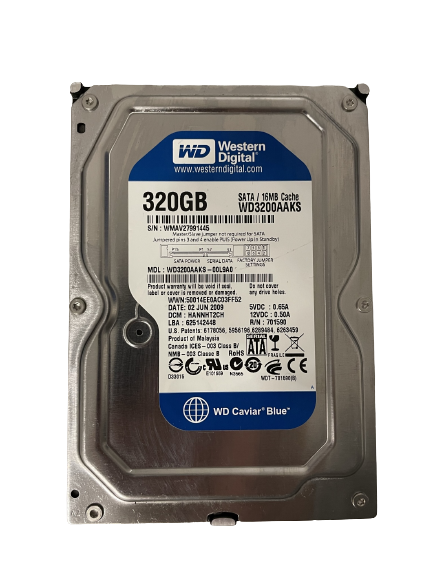 3,5" Festplatte Western Digital WD3200AAKS-00L9A0 320 GS SATA WD Caviar Blue