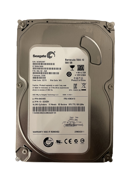 3,5" Festplatte Seagate ST3500418AS 500 GB SATA
