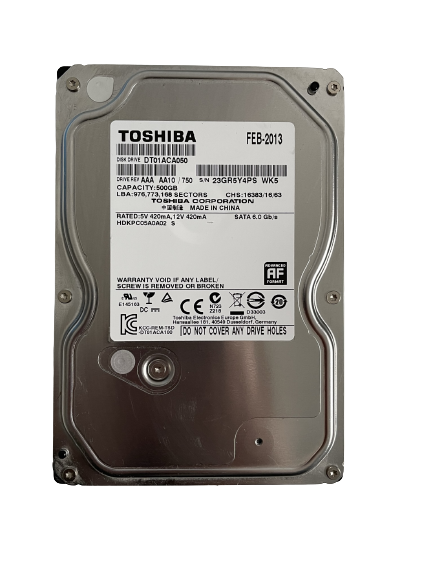 3,5" Festplatte Toshiba DT01ACA050 500 GB SATA