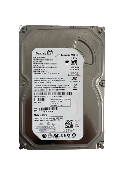 3,5" Festplatte Seagate ST380815AS 80 GB SATA