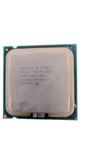 Intel Core 2 Duo E7300 2.66GHZ/3M/1866/86 Prozessor CPU mit Lüfter