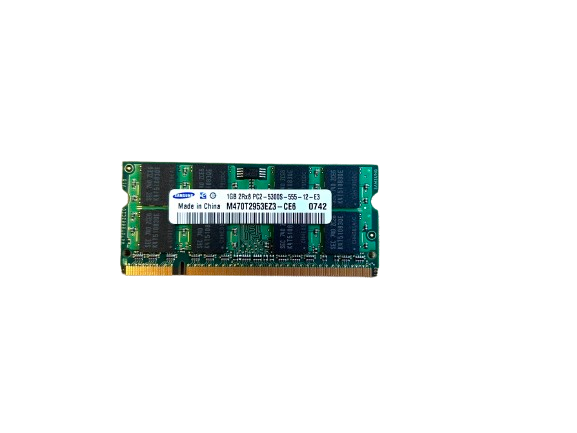 Samsung 1 GB 2Rx8 PC2-5300S-555-12-E3 DDR2 SO-DIMM