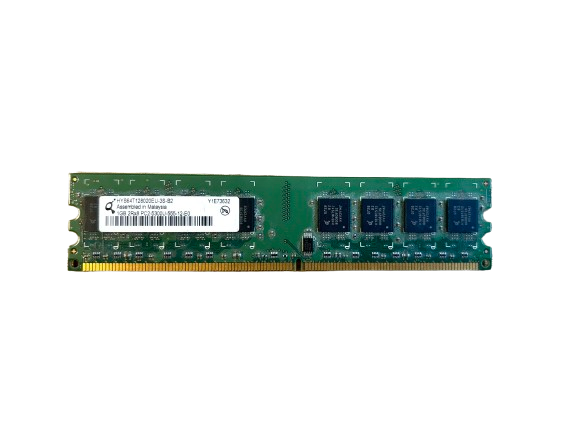 QIMONDA 1GB 2Rx8 PC2-5300U-555-12-E0 DIMM DDR2