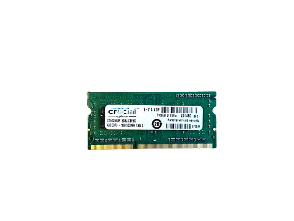 Crucial 4GB CT51264BF160BJ PC3-12800 DDR3-1600 SO-DIMM