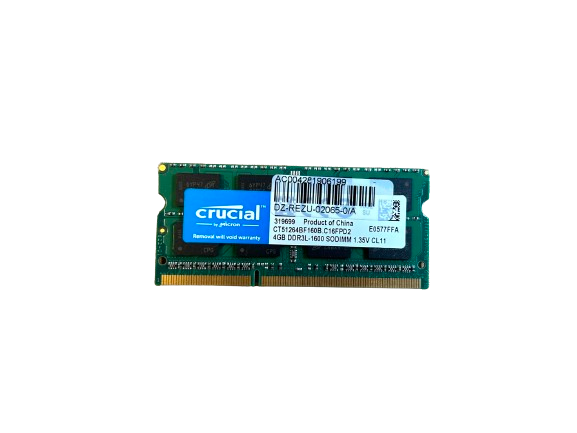 Crucial 4GB CT51264BF160B PC3-12800 DDR3L-1600 SO-DIMM