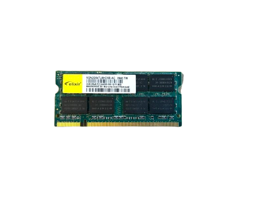 Elixir 2GB 2Rx8 PC2-6400S-555-13-F1.800 DDR2-800 SO-DIMM