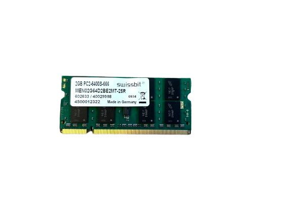 swissbit 2GB MEN02G64D2BE2MT-25R PC2-6400S-666 DDR2-800 SO-DIMM