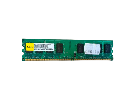 elixir 2GB 2Rx8 PC2-6400U-555-13-E1-800 DIMM DDR3 PC2-6400