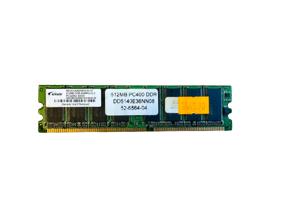 elexir 512 MB PC-3200U DDR-400 DIMM M2U51264DS8HC3G-5T