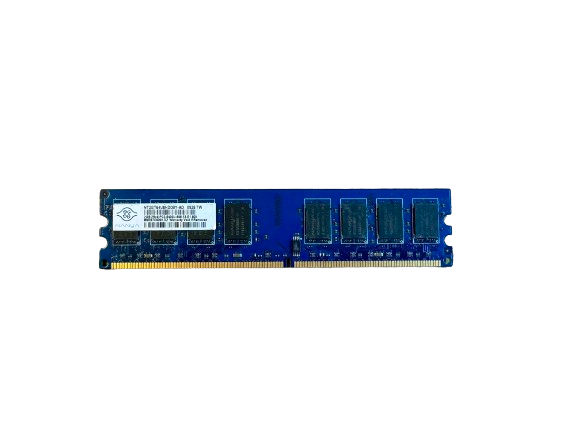 Nanya 2GB 2Rx8 PC2-6400U-666-13-E1.800 DDR2 DIMM NT2GT64U8HD0BY-AD
