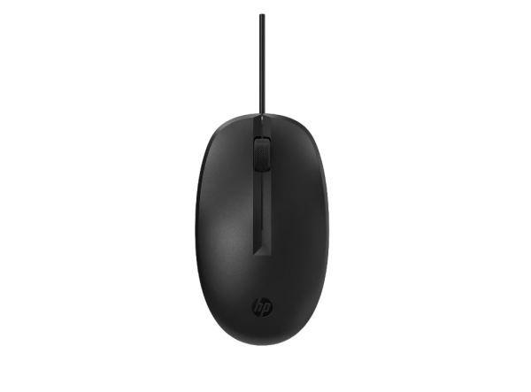 HP 125 Kabelgebunde Maus Schwarz