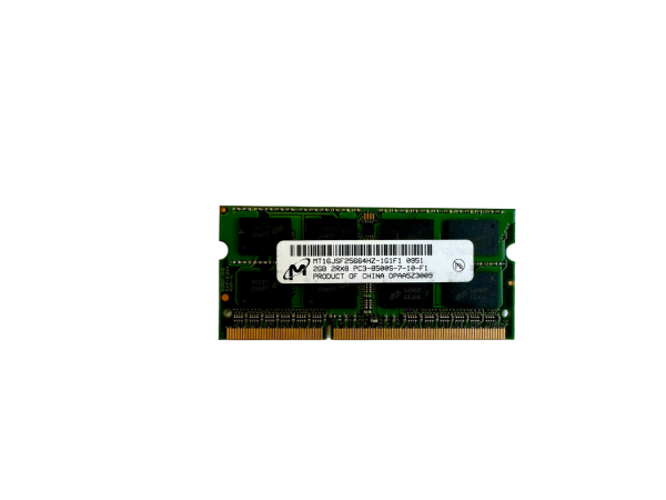Micron 2GB 2Rx8 PC3-8500S-7-10-F1 DDR3 SO-DIMM