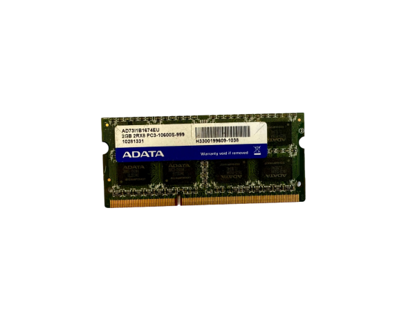ADATA 2GB 2Rx8 PC3-10600S-999 DDR3 SO-DIMM