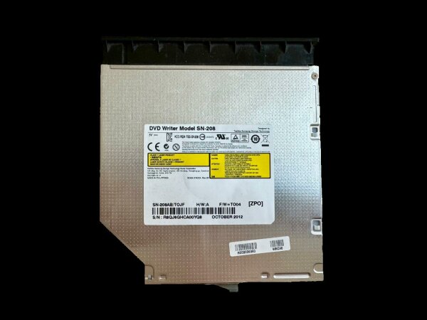 Toshiba SN-208 Notebook DVD Laufwerk Drive Writer Recorder