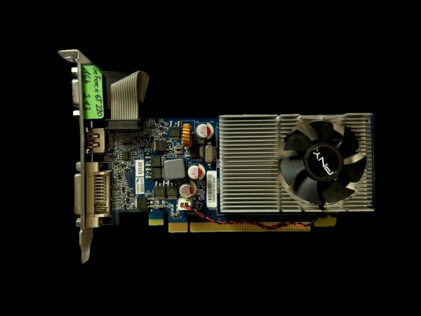 Grafikkarte PNY GeForce GT220 DDR2 1GB PCI-E DVI VGA HDMI