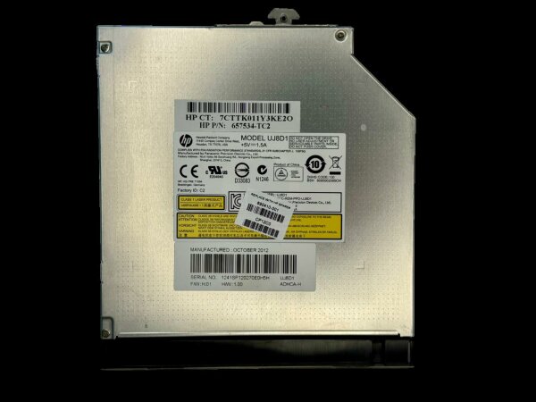 HP UJ8D1 Notebook DVD Laufwerk Drive Writer Recorder