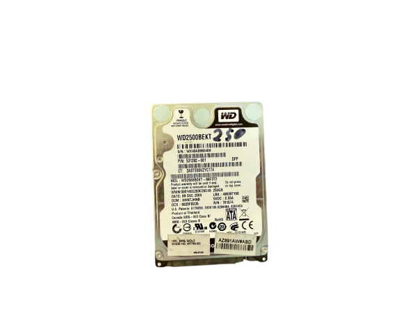 2,5" Festplatte Western Digital WD2500BEKT 250GB SATA