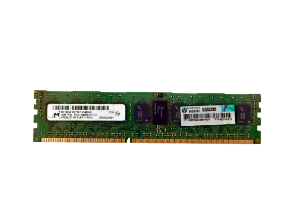 Micron 4GB 1Rx4 PC3L-10600R-9-11-C1 DIMM DDR3 Server RAM ECC