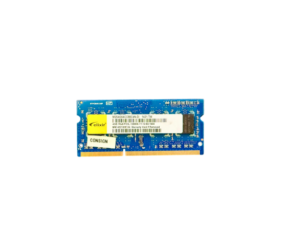 Elixir 4GB 1Rx8 PC3L-12800S-11-12-B2 SO-DIMM DDR3-1600 RAM