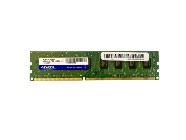 ADATA 4GB 2Rx8 PC3-10600U-999 PC3-10600 DDR3-1333 DIMM RAM