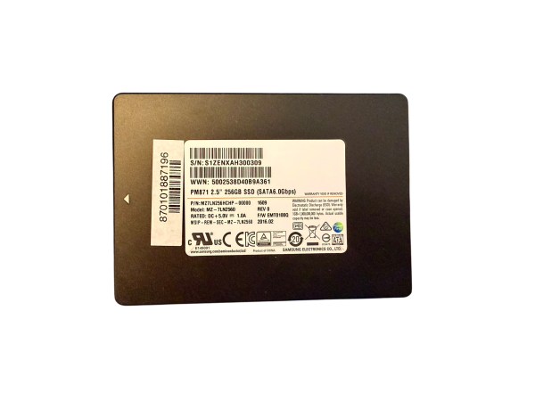2,5" SSD Samsung MZ-7LN2560 – 256GB SATA III