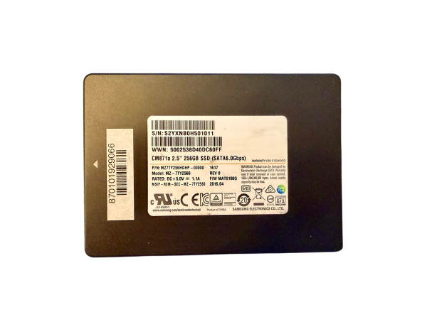 2,5" SSD Samsung MZ-7TY2560 – 256GB SATA III Festplatte